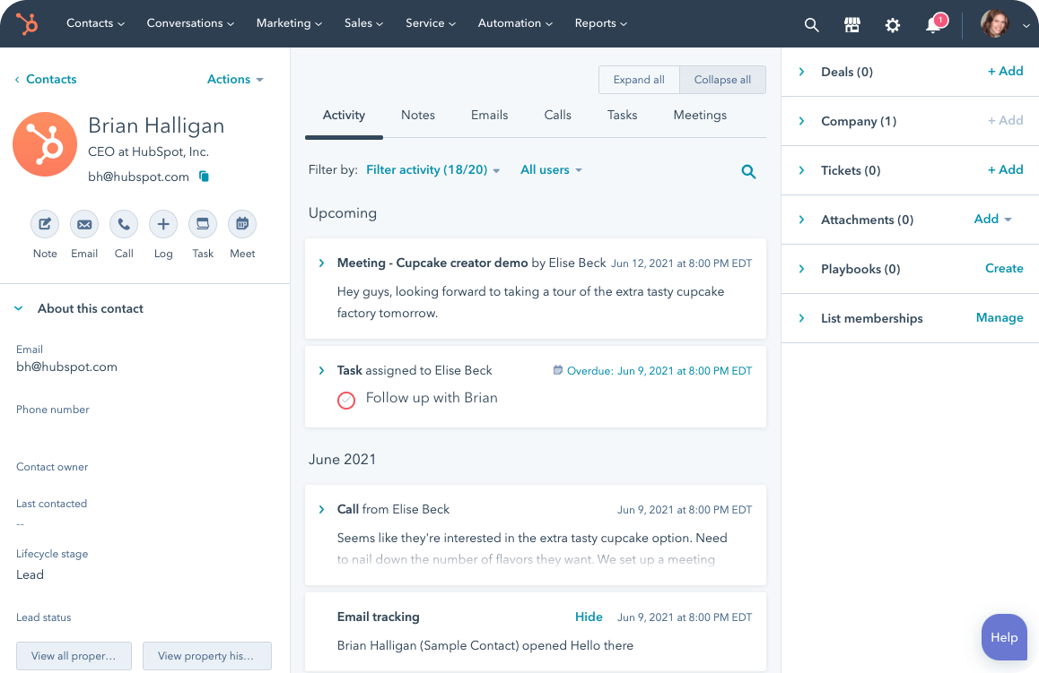 HubSpot contact image 1-1